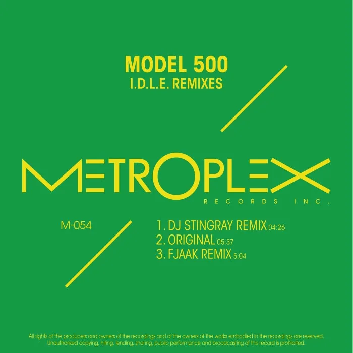 Model 500 - I.D.L.E. (Remixes) cover art
