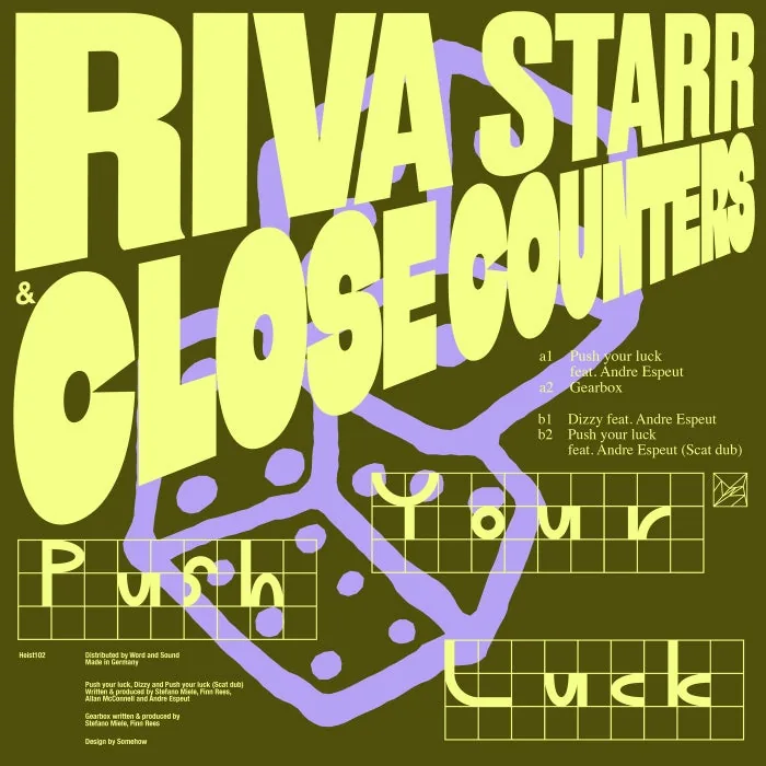 Riva Starr, Andre Espeut, Close Counters - Push Your Luck cover art