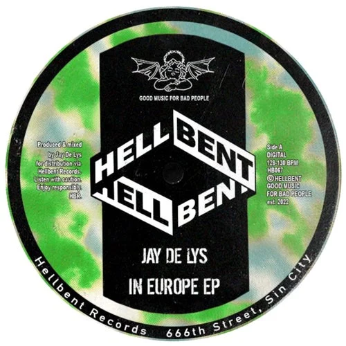 Cover Image: Jay de Lys - In Europe EP on Hellbent Records