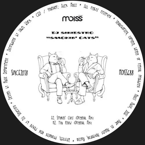 Cover Image: DJ Siniestro - Smokin' Cats on Moiss Music