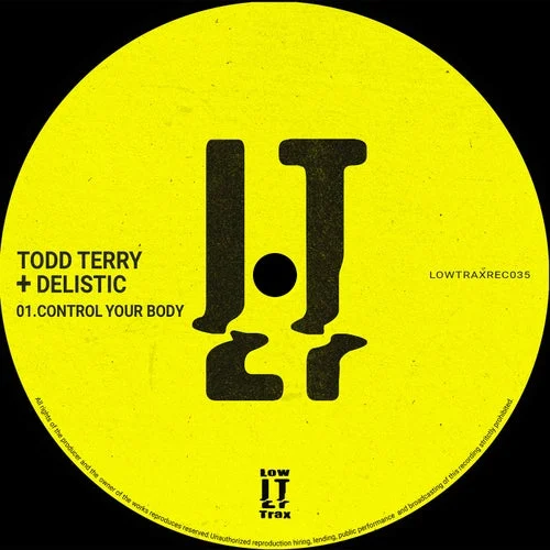 Cover Image: Todd Terry, Delistic - Control Your Body on Low Trax Records